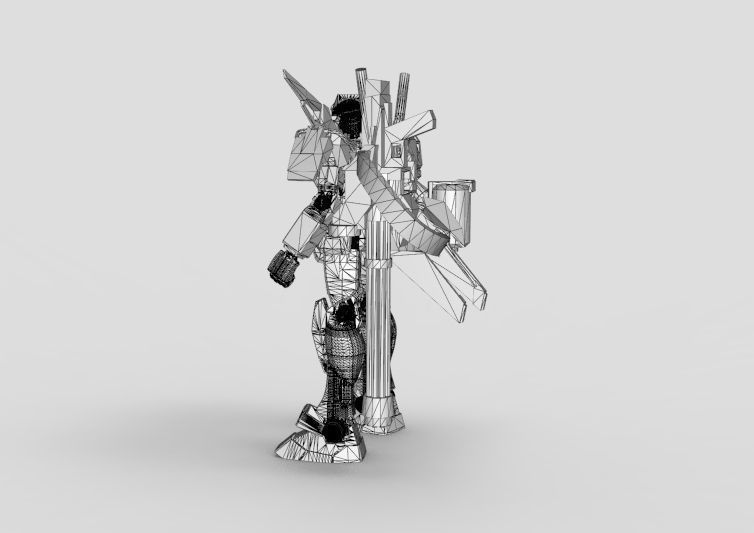 Gundam RX-78 Destroyer 3D model_60