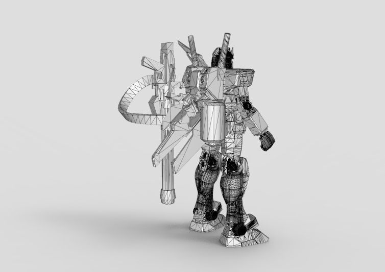 Gundam RX-78 Destroyer 3D model_48