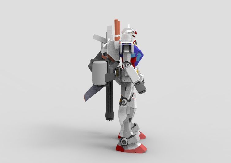 Gundam RX-78 Destroyer 3D model_10
