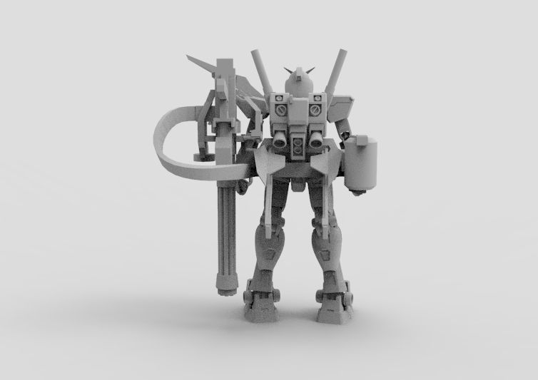 Gundam RX-78 Destroyer 3D model_25