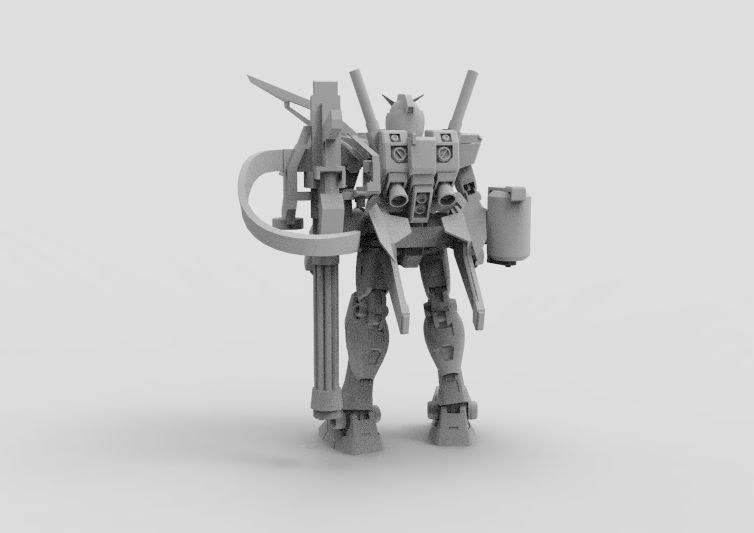 Gundam RX-78 Destroyer 3D model_24