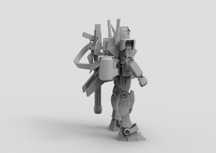 Gundam RX-78 Destroyer 3D model_29