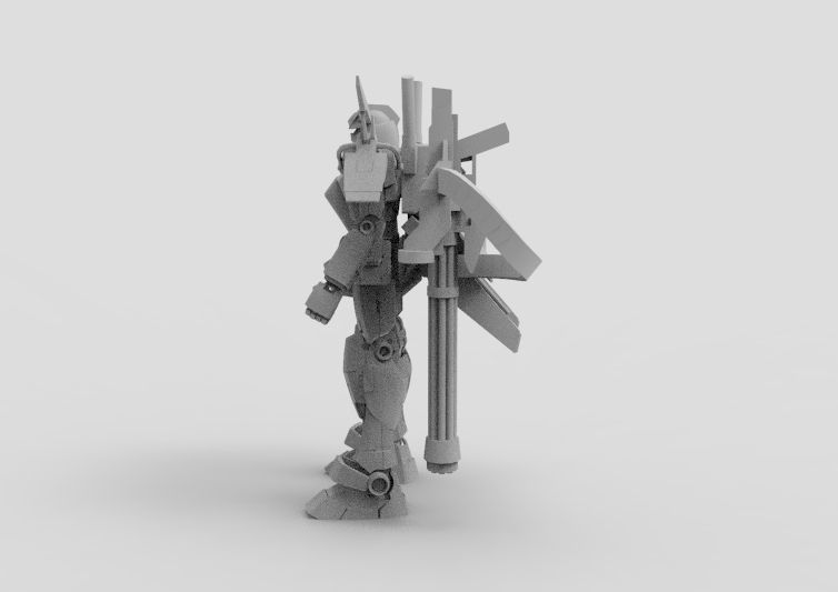 Gundam RX-78 Destroyer 3D model_39