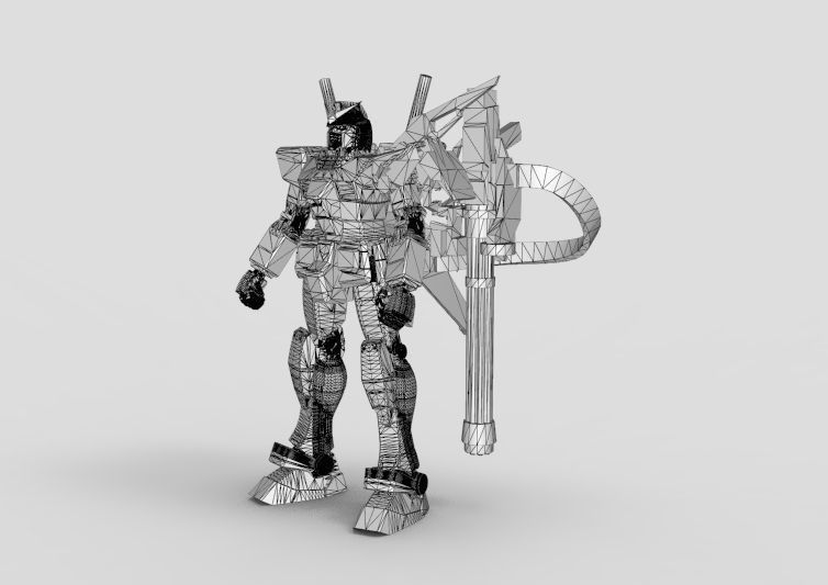 Gundam RX-78 Destroyer 3D model_56