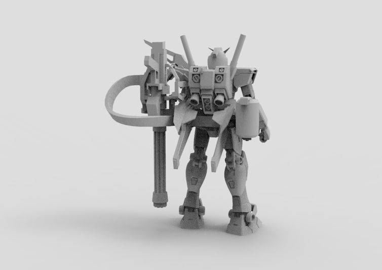Gundam RX-78 Destroyer 3D model_26