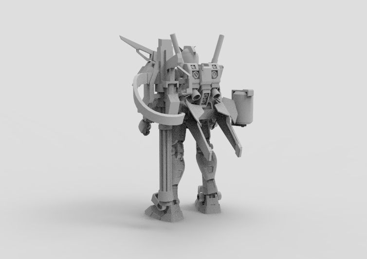 Gundam RX-78 Destroyer 3D model_23