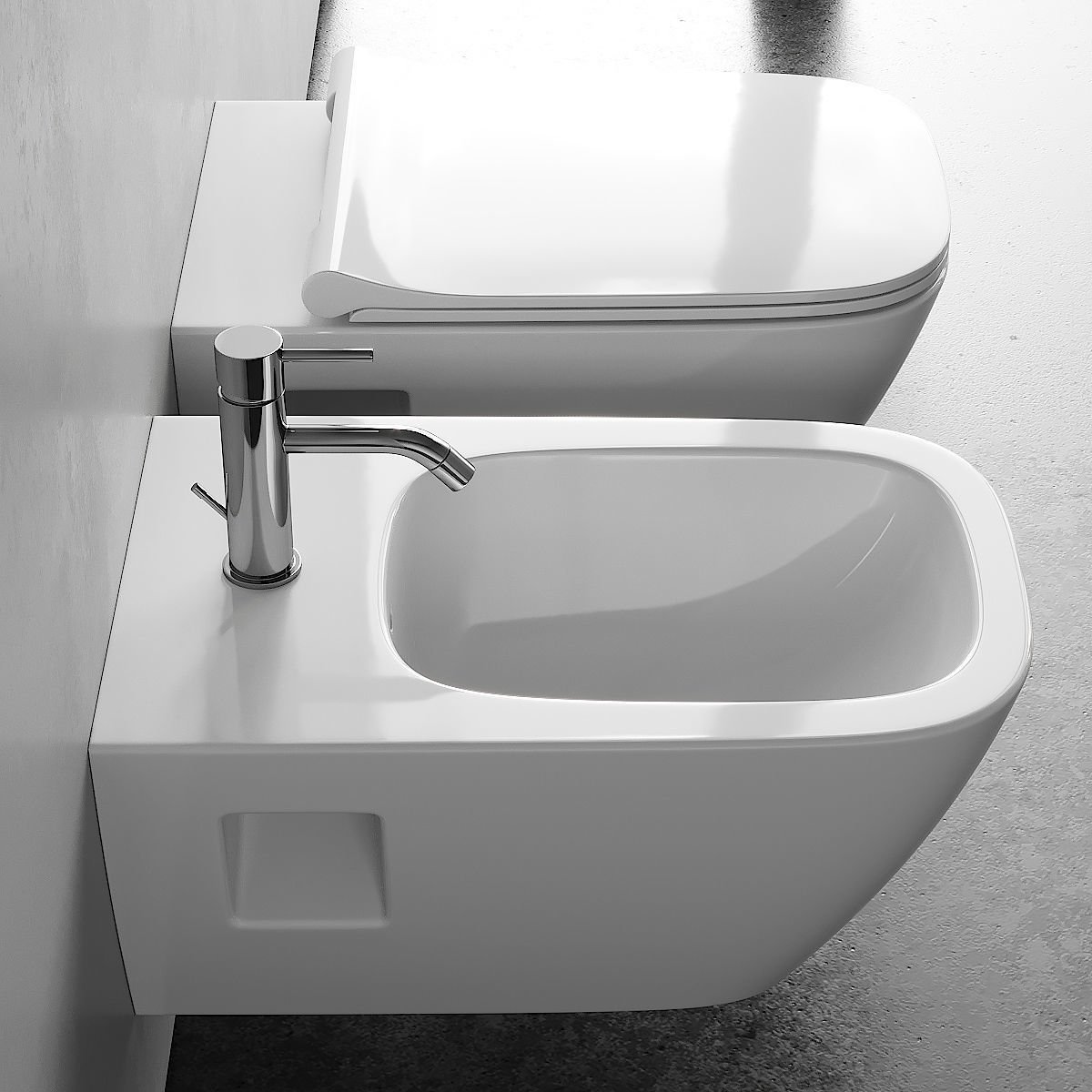 Kolo Modo Wall Hung WC 3D model_1