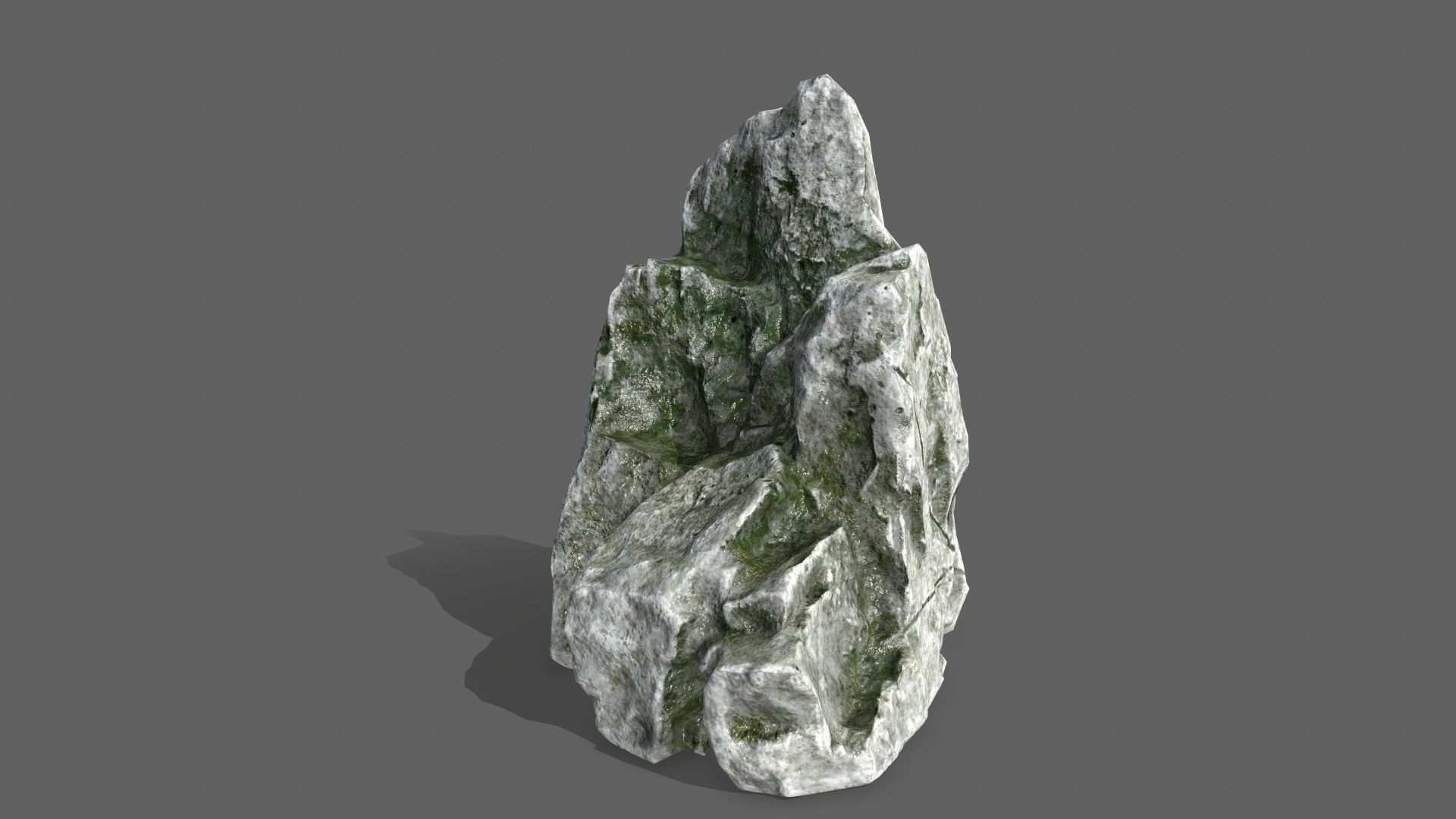 Rock Set Low-poly 3D model_25