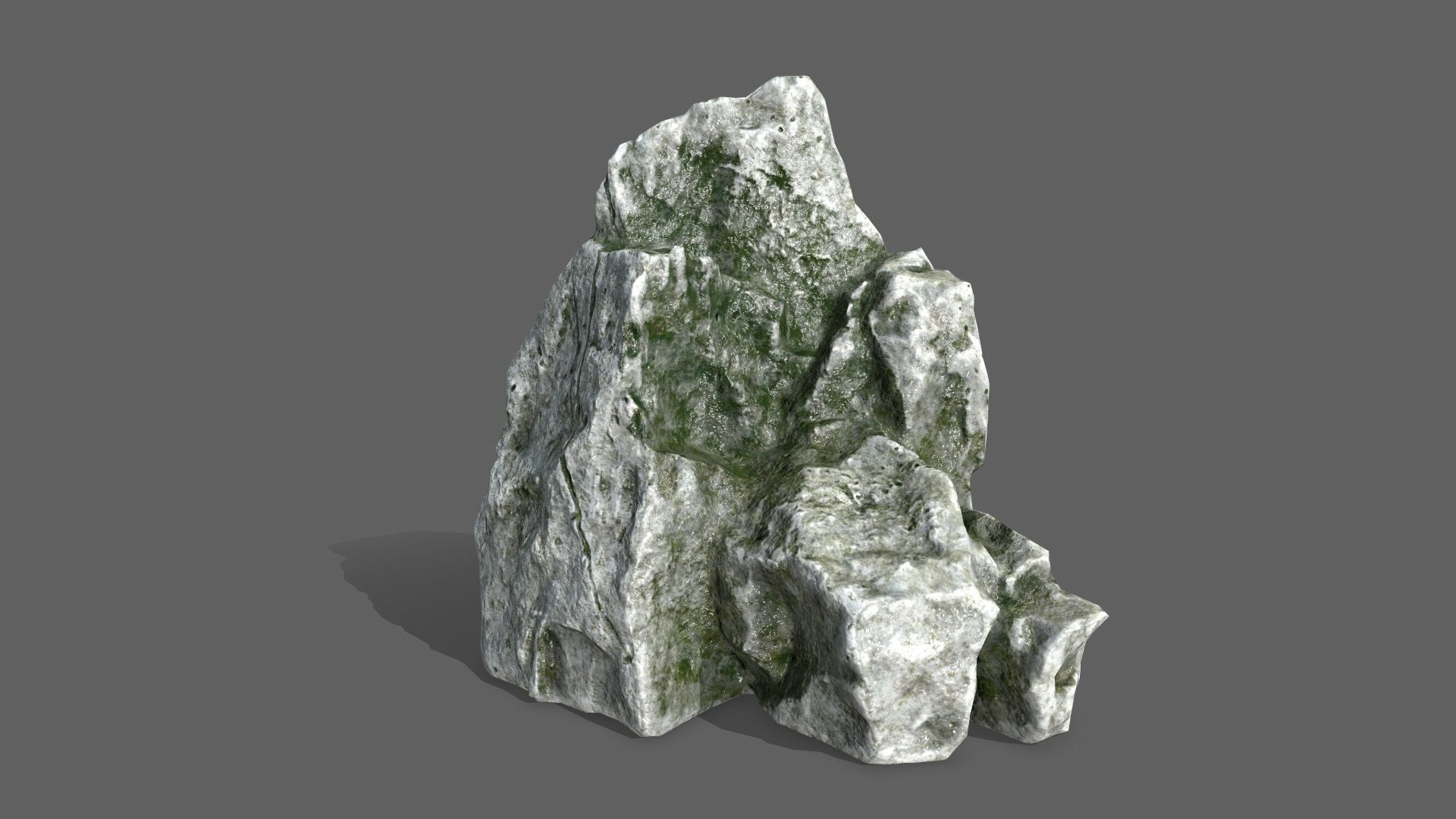 Rock Set Low-poly 3D model_21