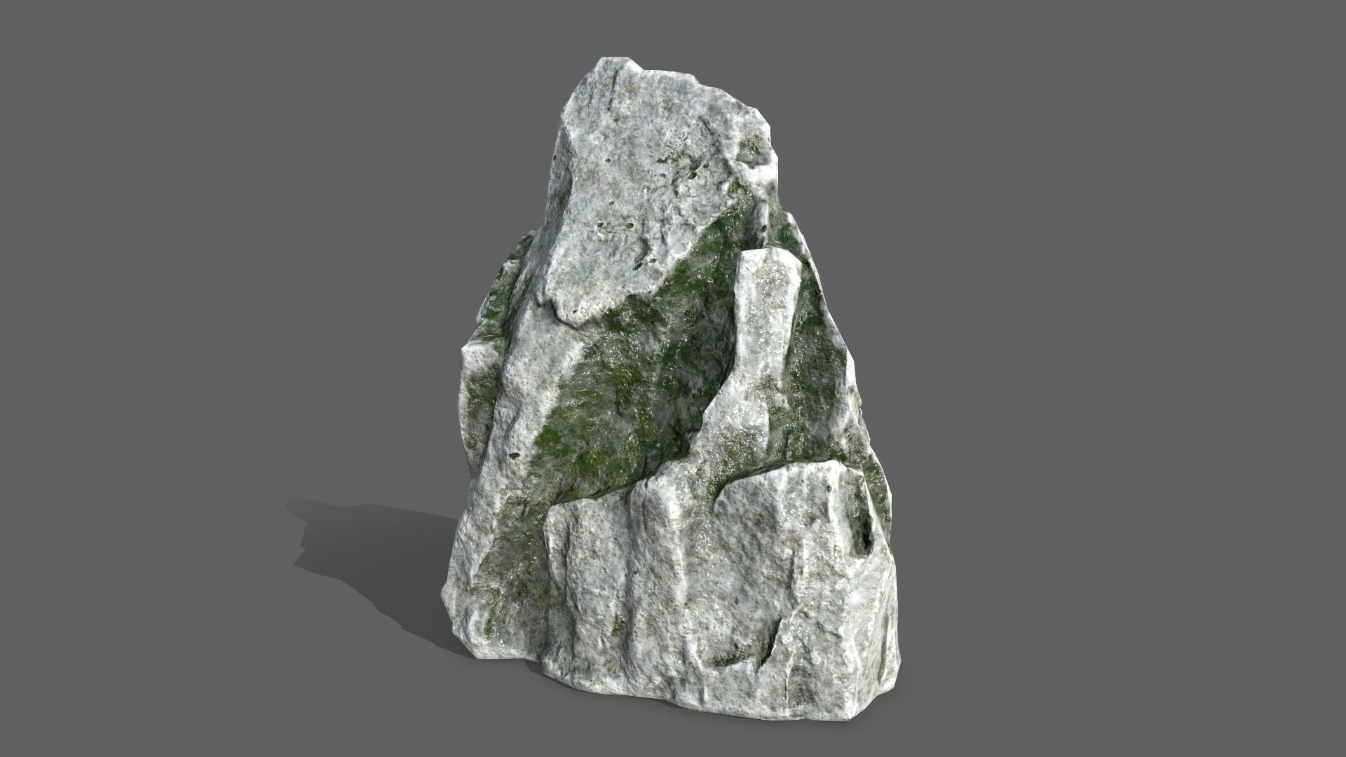 Rock Set Low-poly 3D model_23