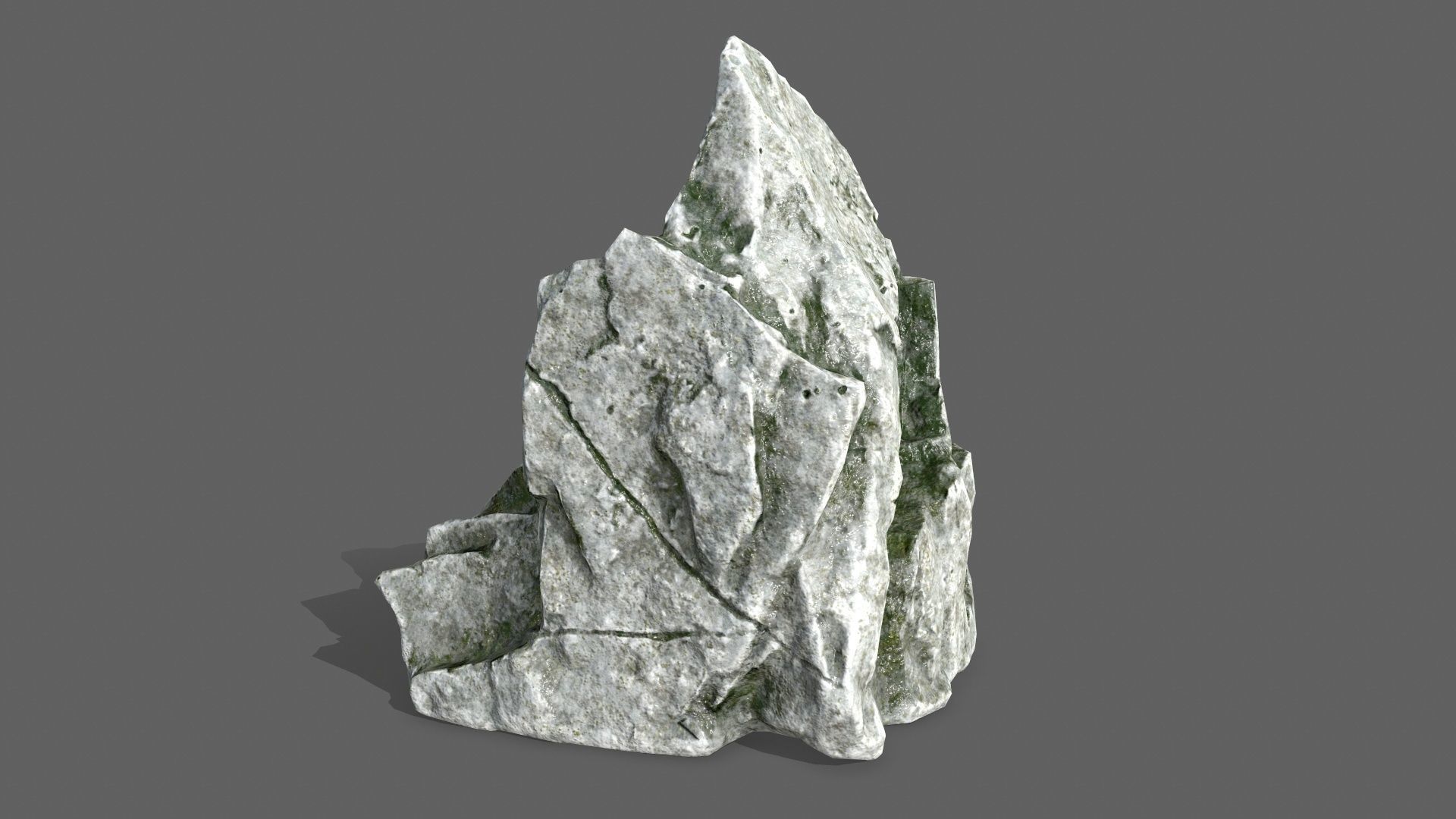 Rock Set Low-poly 3D model_24