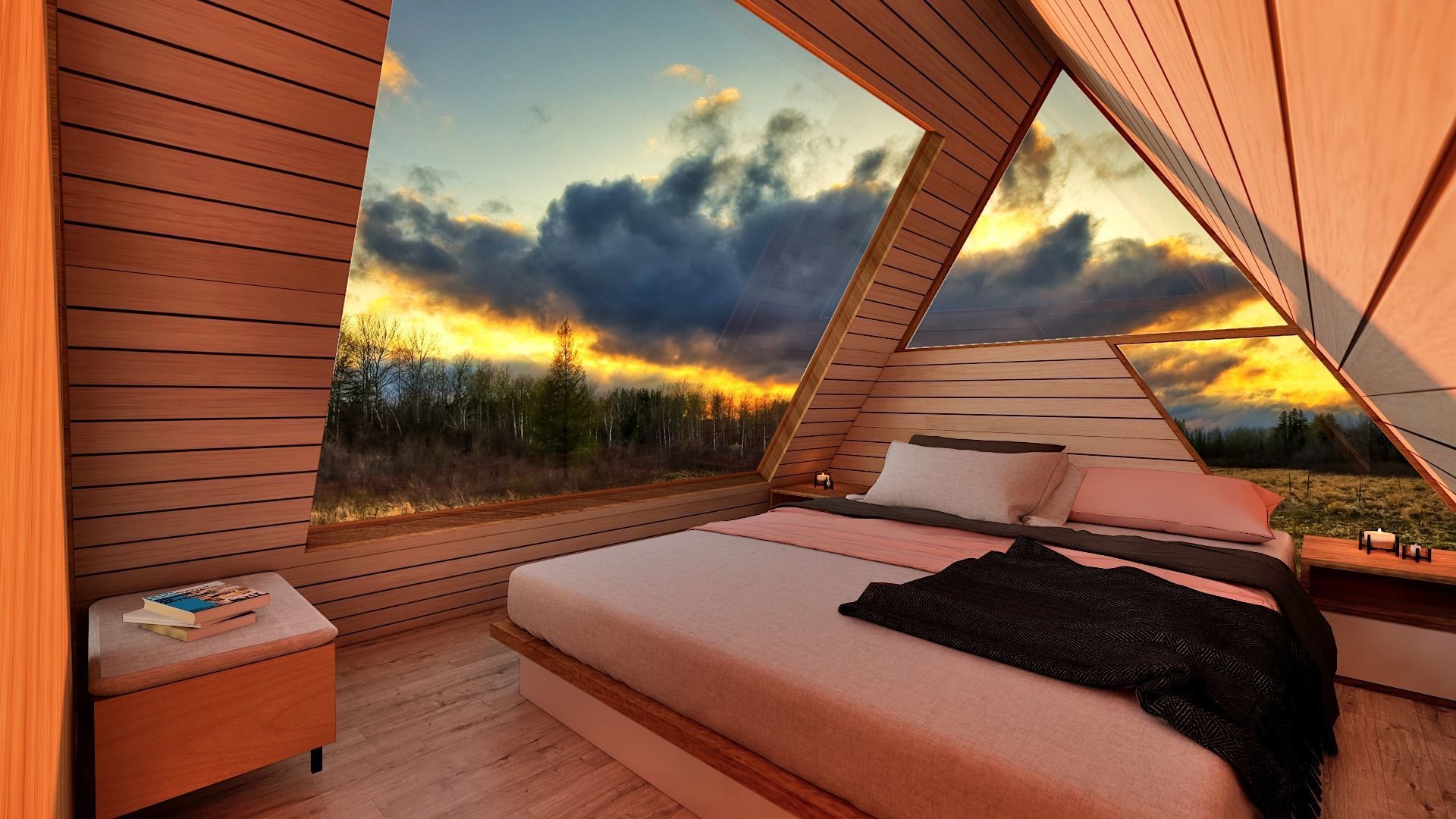 A1 Glamping A frame Tower 3d model 3D model_5