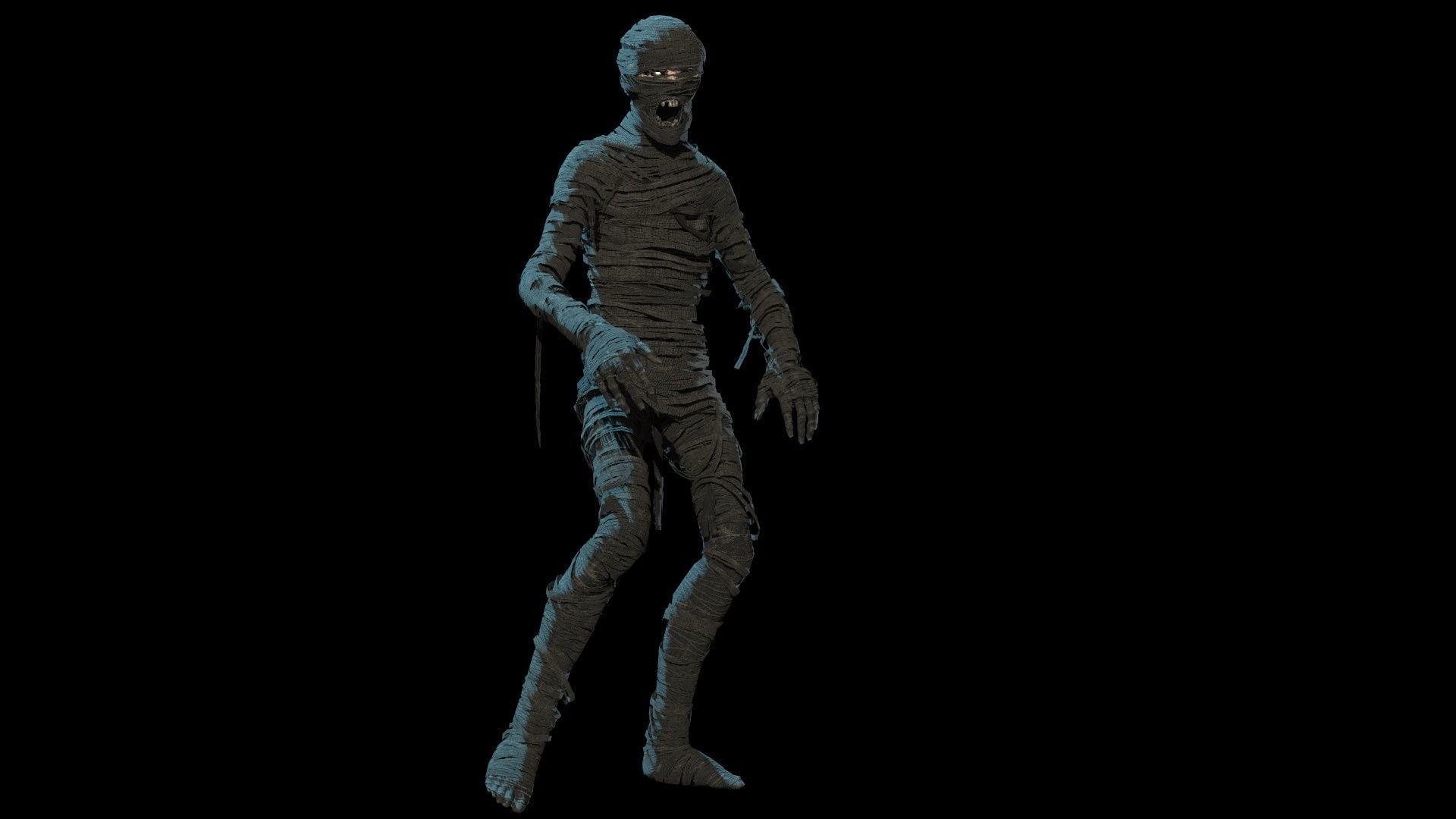 MummyGameReady mummy Low-poly 3D model_19