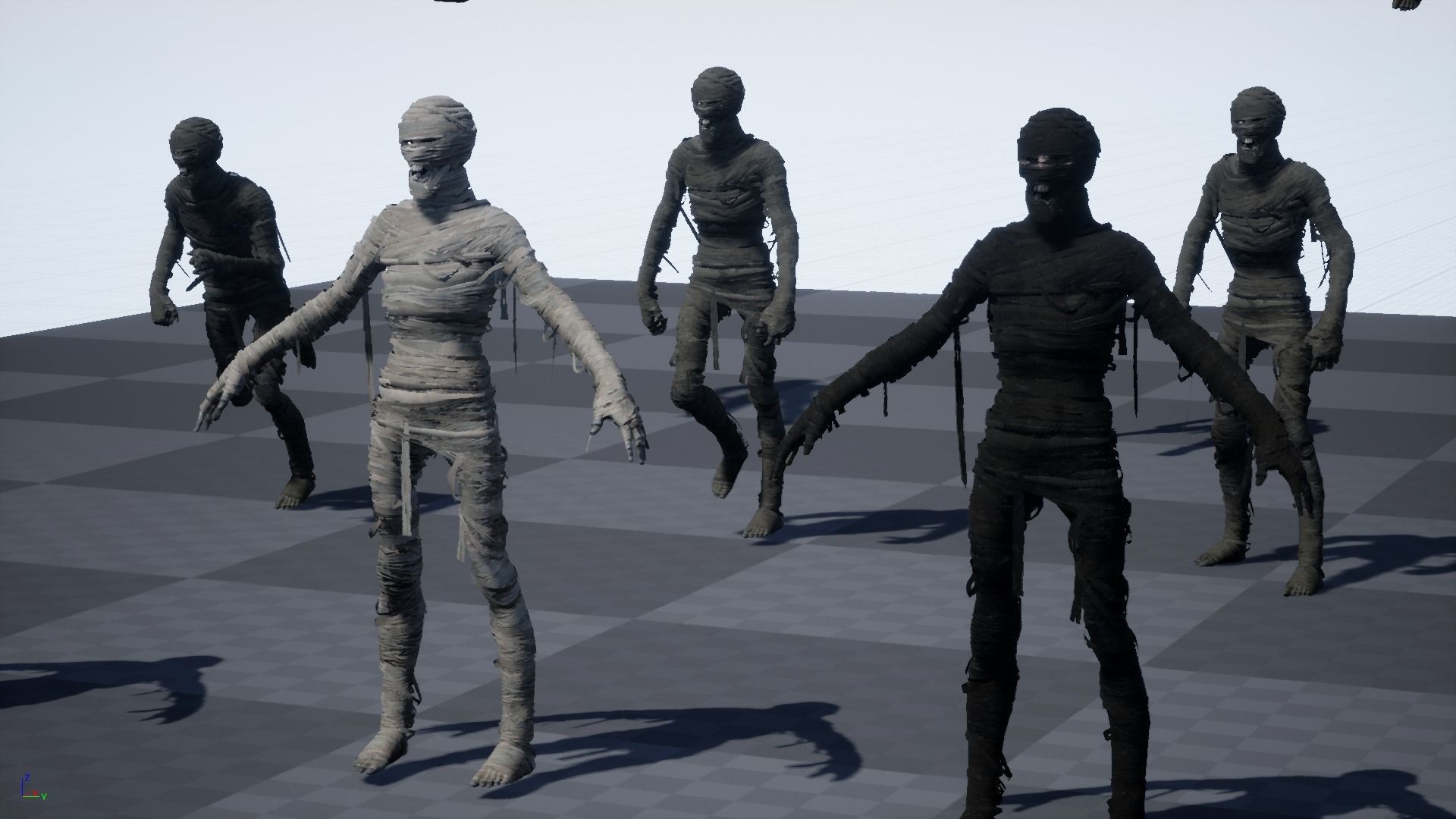 MummyGameReady mummy Low-poly 3D model_23