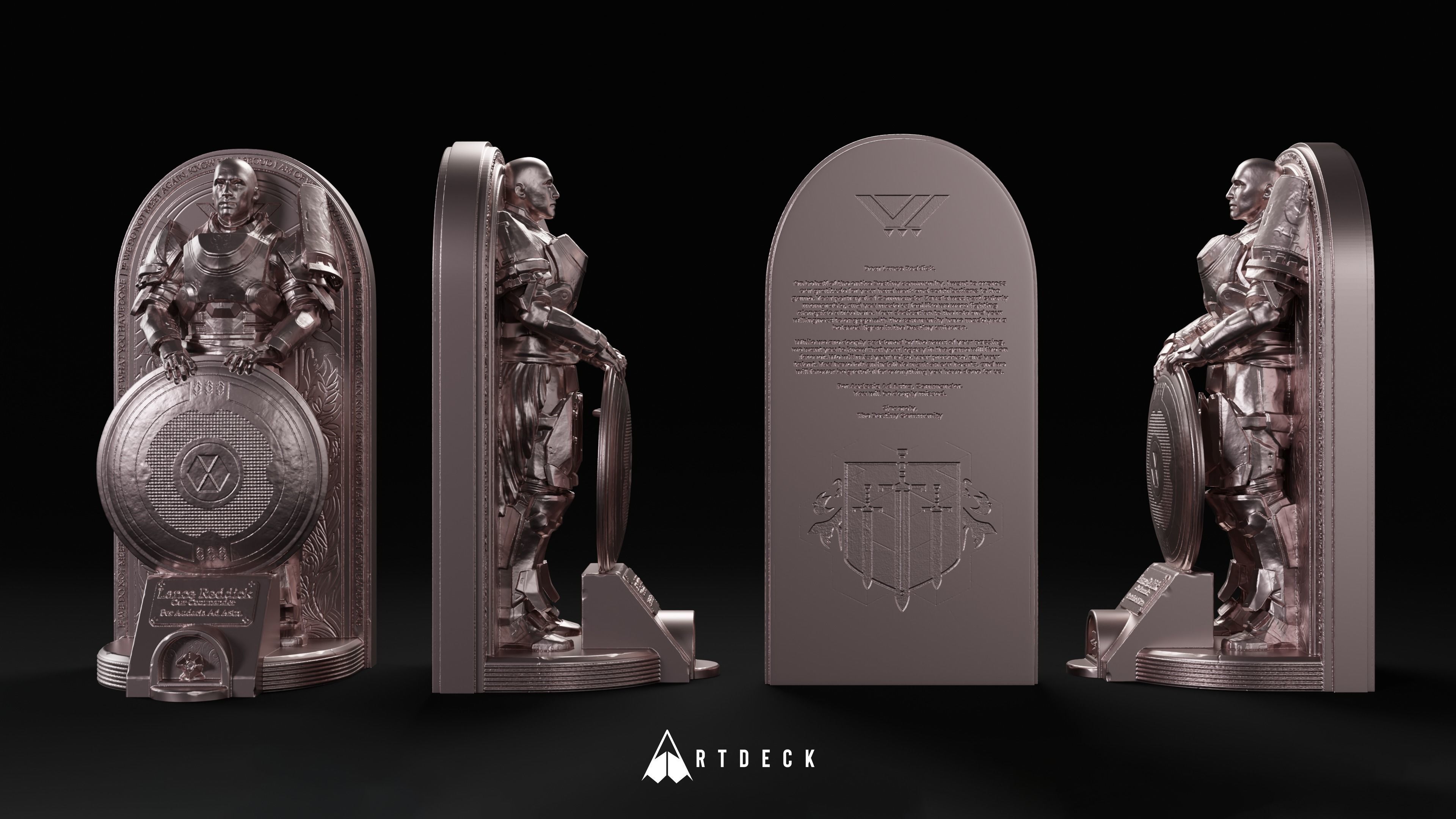 Lance Reddick Memorial 3D Printable Figurine Free 3D print model_1