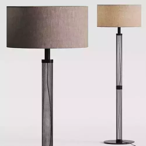 Pottery Barn Leo Floor Lamp 3D model