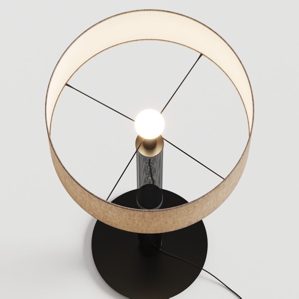 Pottery Barn Leo Floor Lamp 3D model_1