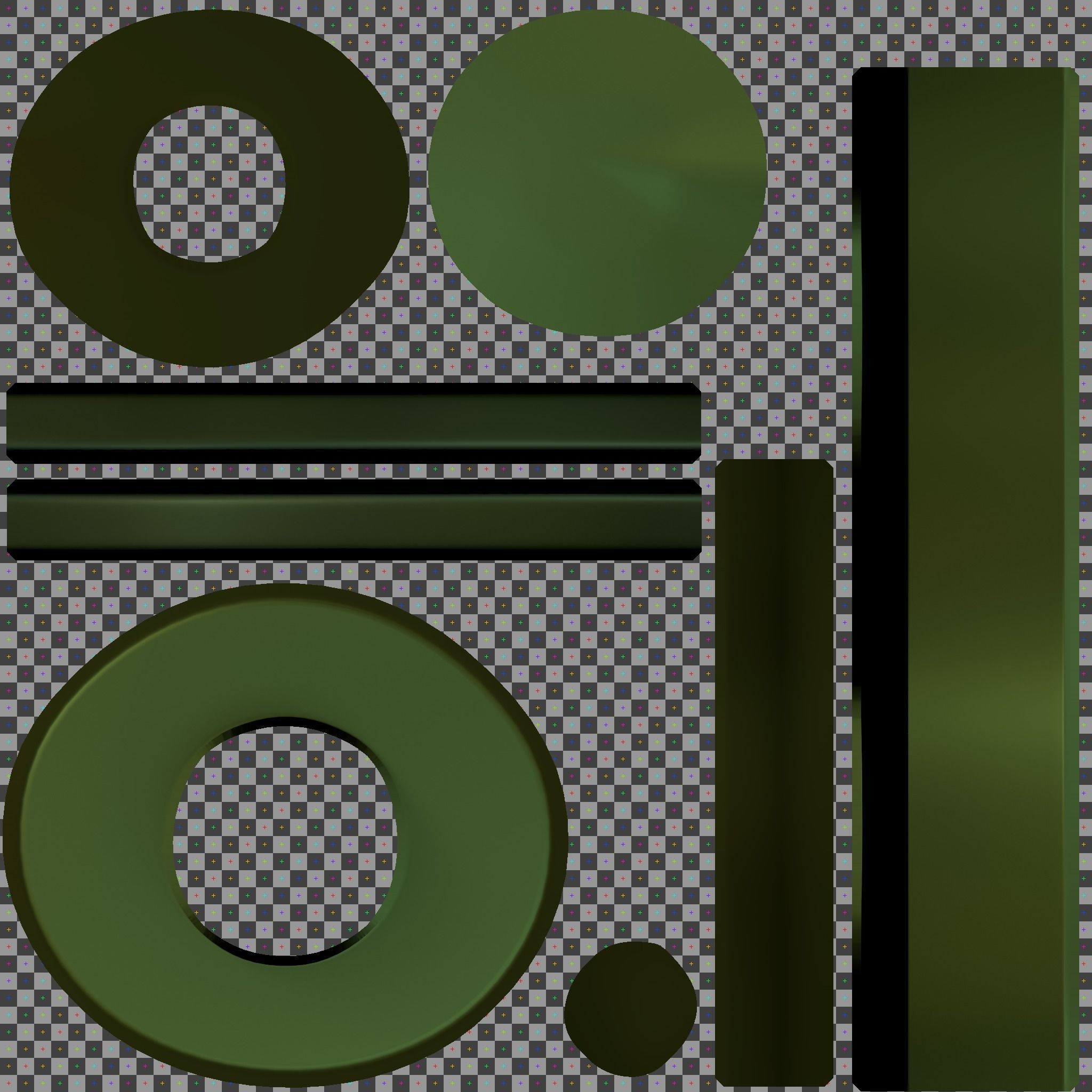 Forest ranger Magic Low-poly Low-poly 3D model_10