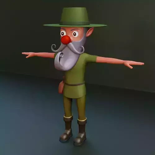 Forest ranger Magic Low-poly