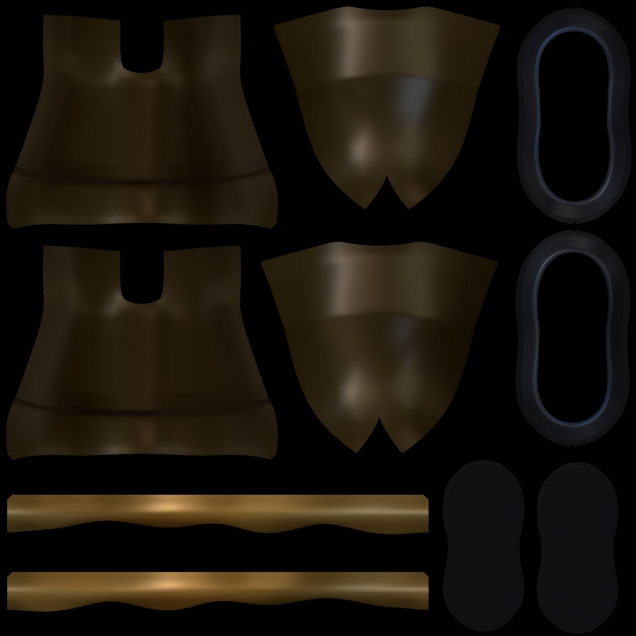 Forest ranger Magic Low-poly Low-poly 3D model_13