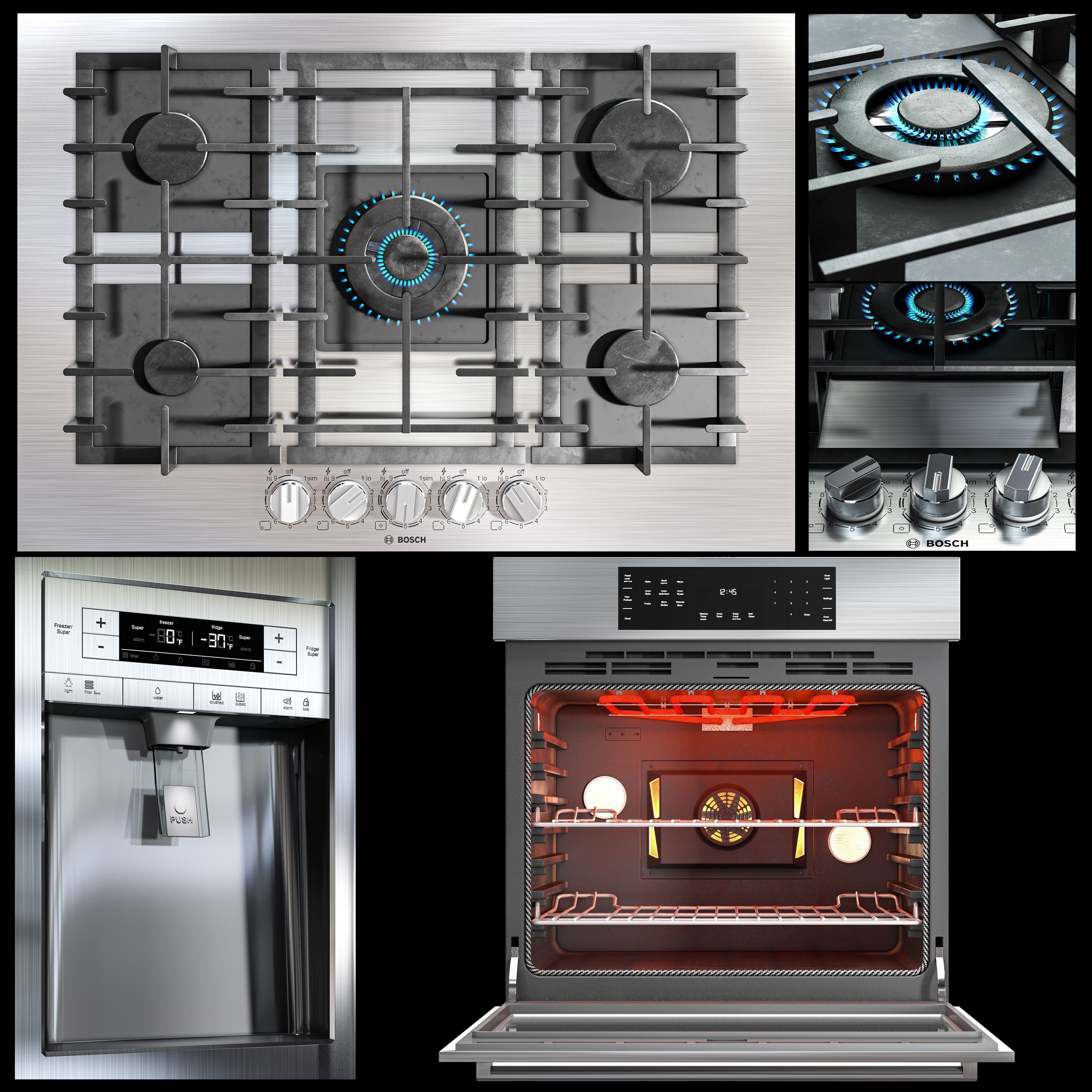bosch appliance collection 3D model_2