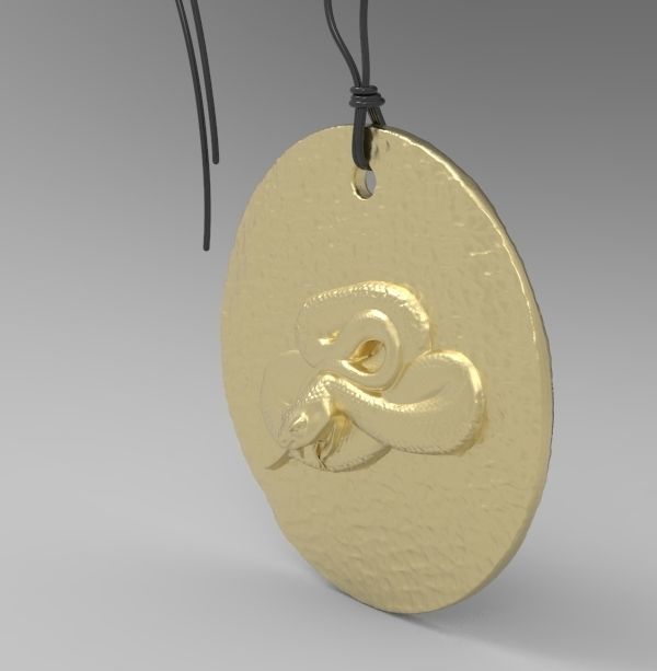 Chinese Zodiac Snake 3D print model_2