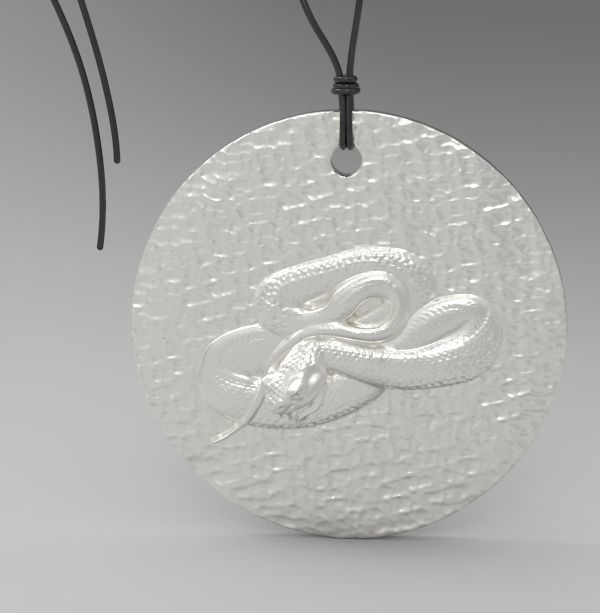 Chinese Zodiac Snake 3D print model_17