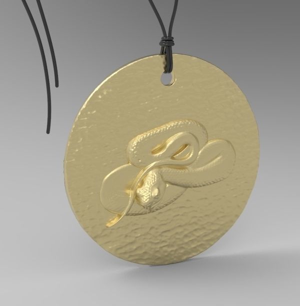 Chinese Zodiac Snake 3D print model_8