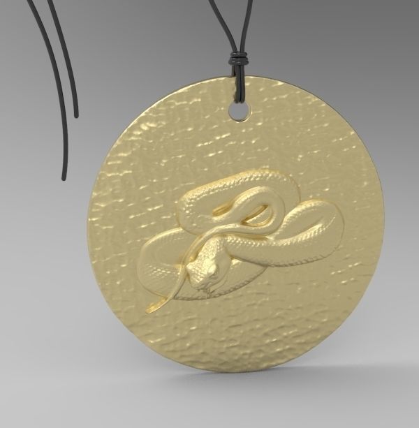 Chinese Zodiac Snake 3D print model_9