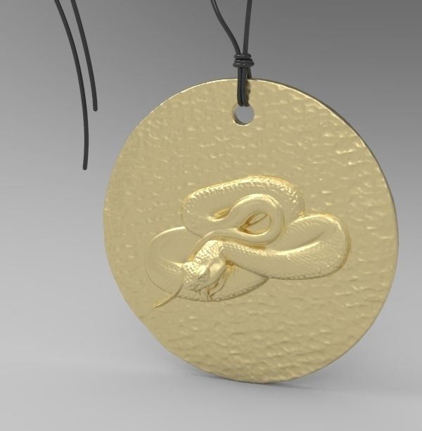 Chinese Zodiac Snake 3D print model_10