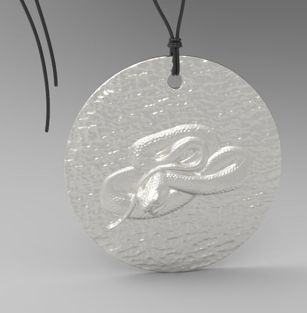 Chinese Zodiac Snake 3D print model_16