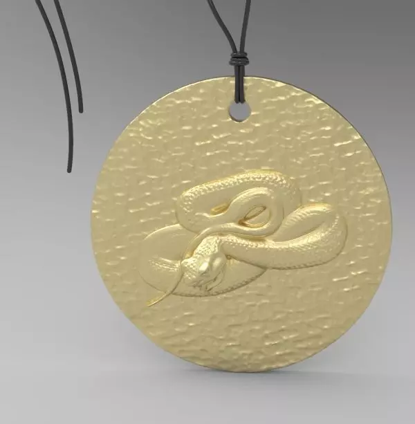 Chinese Zodiac Snake 3D print model_0