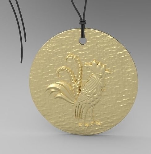 Chinese Zodiac Rooster 3D print model