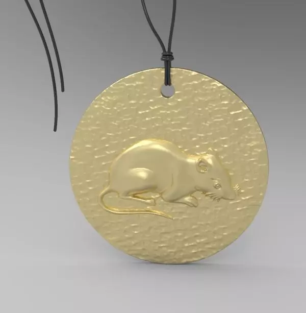 Chinese Zodiac Rat 3D print model_0
