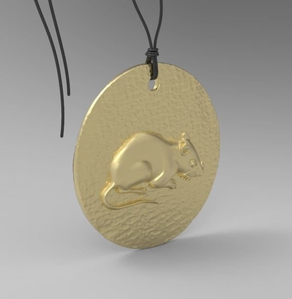 Chinese Zodiac Rat 3D print model_7