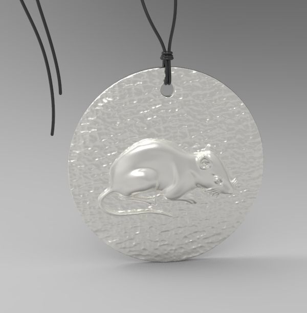 Chinese Zodiac Rat 3D print model_16