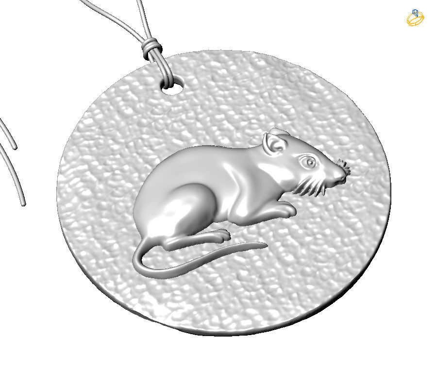 Chinese Zodiac Rat 3D print model_1