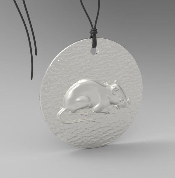 Chinese Zodiac Rat 3D print model_15