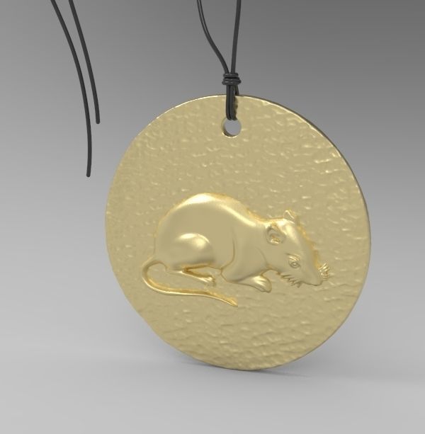 Chinese Zodiac Rat 3D print model_10