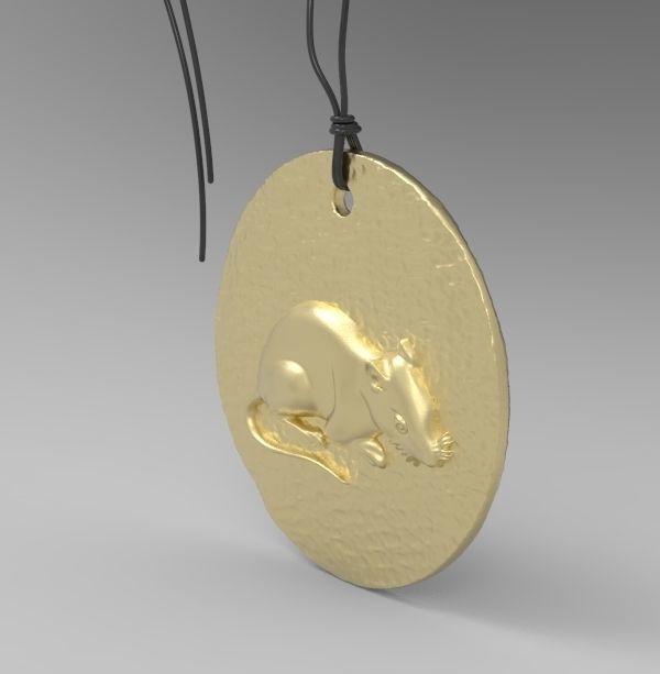 Chinese Zodiac Rat 3D print model_2