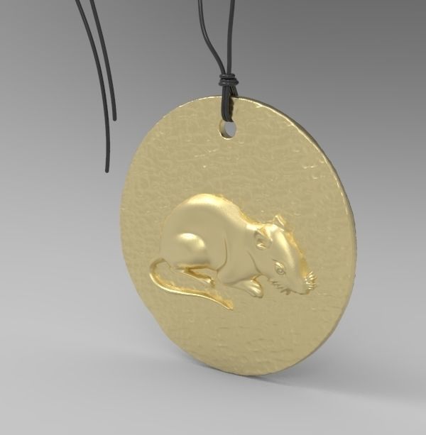 Chinese Zodiac Rat 3D print model_3