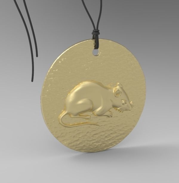 Chinese Zodiac Rat 3D print model_8