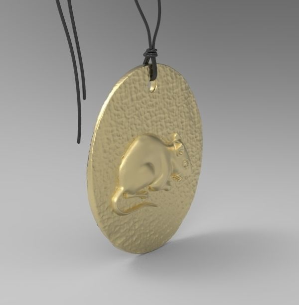 Chinese Zodiac Rat 3D print model_6