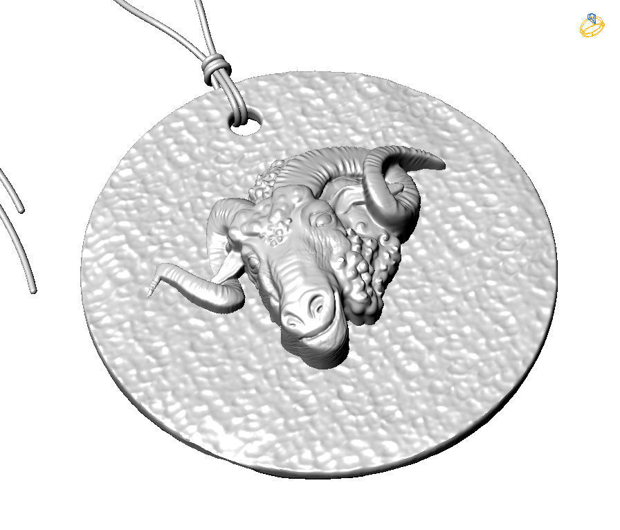 Chinese Zodiac Goat 3D print model_1