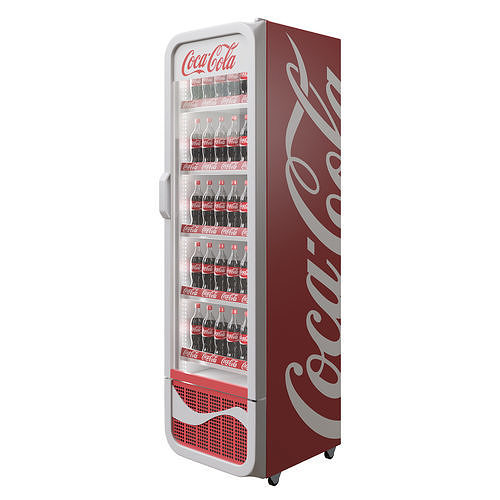 ICOOL 450 CocaCola Fridge 3D model