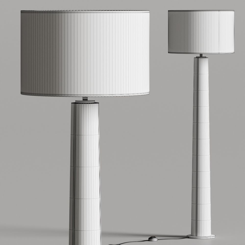 Jose Leite De Castro Totem Floor Lamps 3D model_3