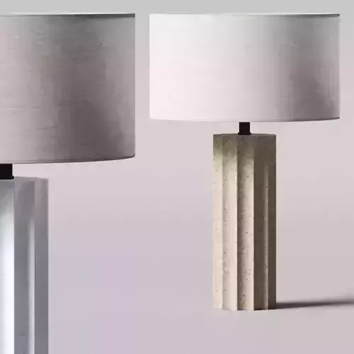 CB2 Exclusive Scallop Table Lamps