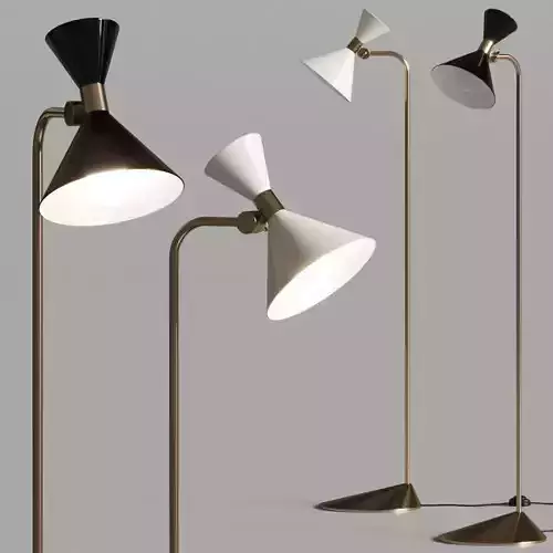 CB2 Exclusive Hicks Floor Lamps