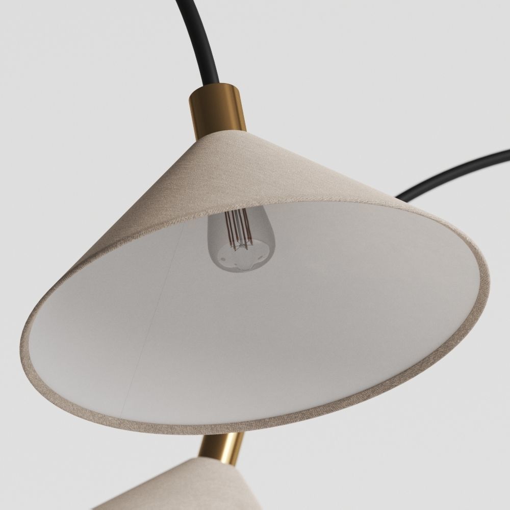 Crate and Barrel Sumner Arc Floor Lamp 3D model_1