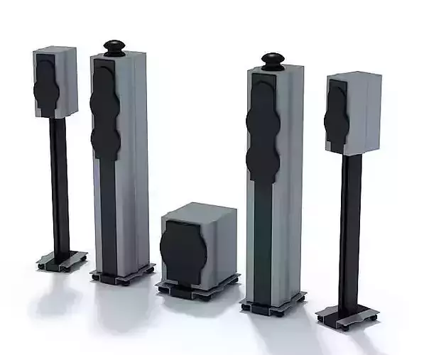 Home Theater Sound System 3D model